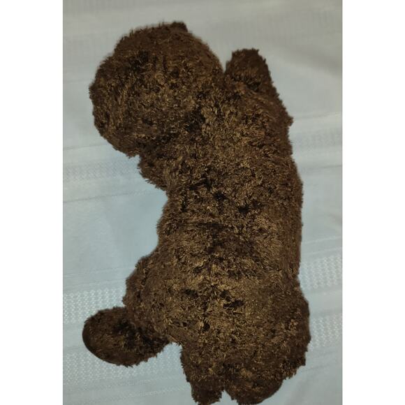 TY Flopper Plush Brown Dog Puppy Toy Chocolate Lab Stuffed Animal 2001 12" - Picture 4 of 11